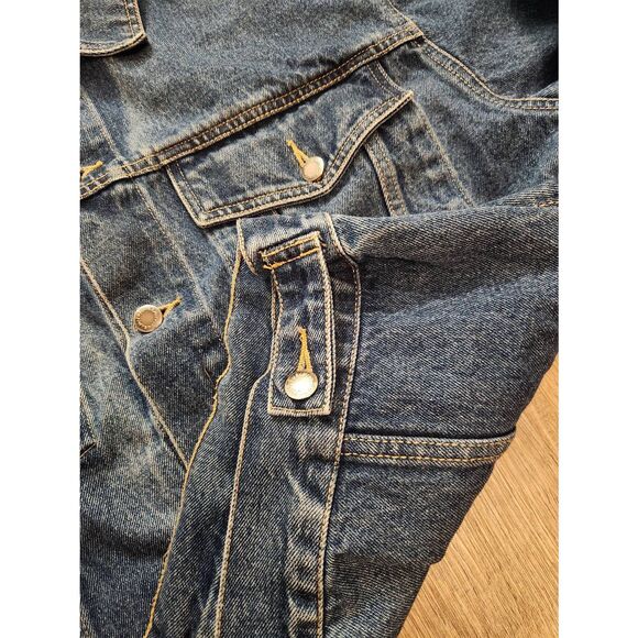 Wrangler Blue Denim Bomber Jacket - Picture 6 of 7